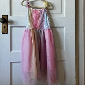 Kids Rainbow Ombré Dress